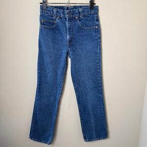 Vintage Levis 720-0216 Student Jeans 28x28 80s Straight Leg Denim Made in USA